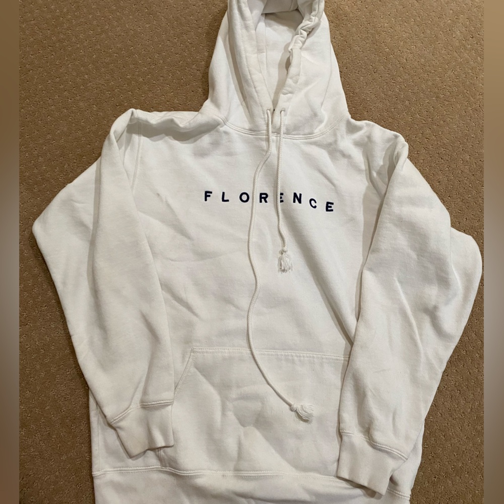 Brandy Melville Cream Florence Hoodie